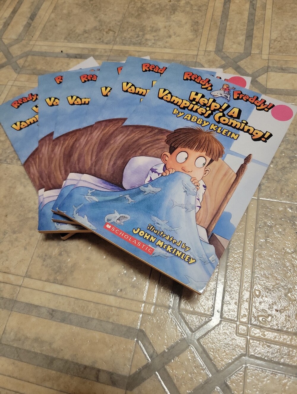 Group Novel Set- 6 Copies- Ready, Freddy! Help! A Vampire's Coming By Abby Klein